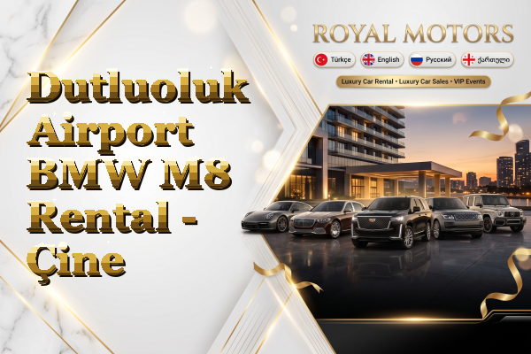 Dutluoluk Airport BMW M8 Rental - Çine