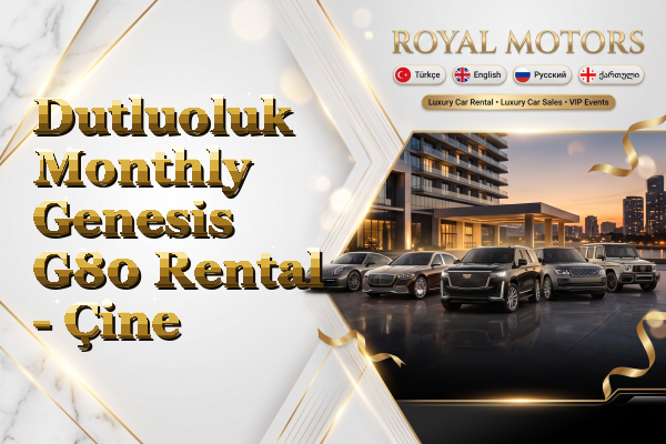 Dutluoluk Monthly Genesis G80 Rental - Çine