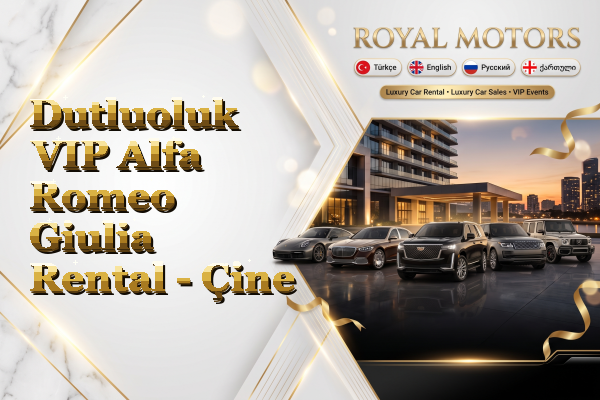 Dutluoluk VIP Alfa Romeo Giulia Rental - Çine