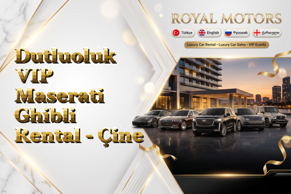 Dutluoluk VIP Maserati Ghibli Rental - Çine