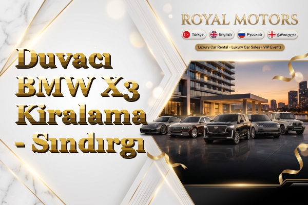 Duvacı BMW X3 Kiralama - Sındırgı