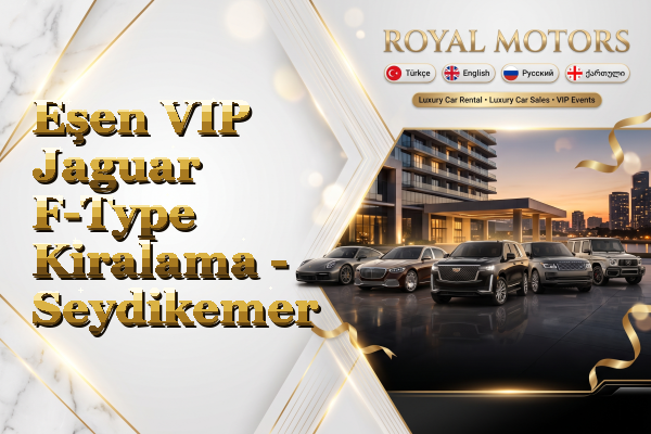 Eşen VIP Jaguar F-Type Kiralama - Seydikemer