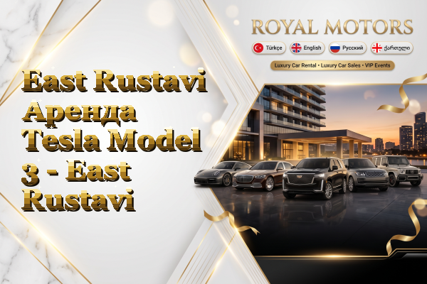 East Rustavi Аренда Tesla Model 3 - East Rustavi