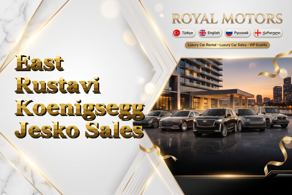 East Rustavi Koenigsegg Jesko Sales
