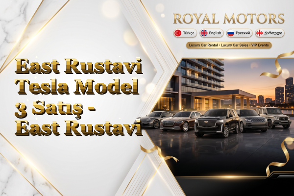 East Rustavi Tesla Model 3 Satış - East Rustavi