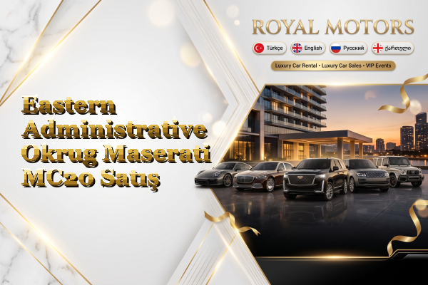 Eastern Administrative Okrug Maserati MC20 Satış