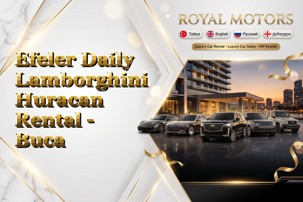 Efeler Daily Lamborghini Huracan Rental - Buca