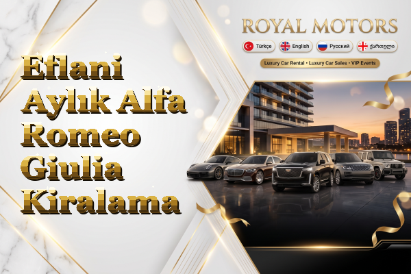 Eflani Aylık Alfa Romeo Giulia Kiralama