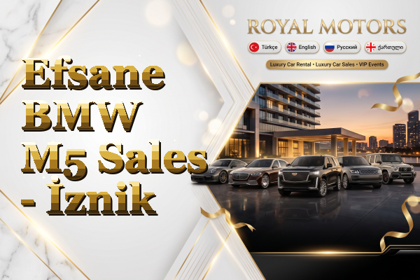 Efsane BMW M5 Sales - İznik