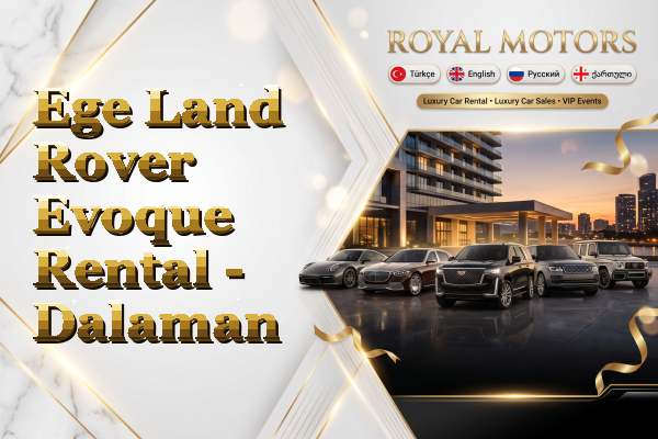 Ege Land Rover Evoque Rental - Dalaman