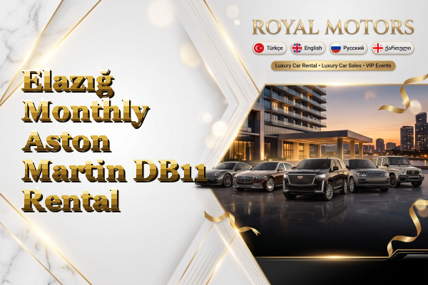 Elazığ Monthly Aston Martin DB11 Rental