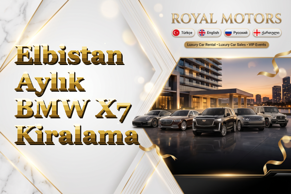 Elbistan Aylık BMW X7 Kiralama