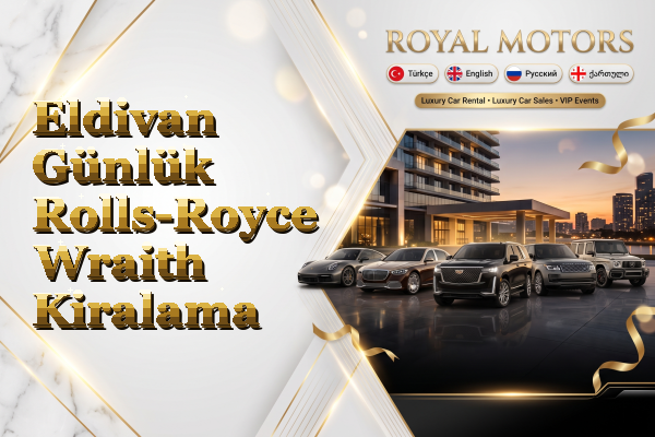 Eldivan Günlük Rolls-Royce Wraith Kiralama