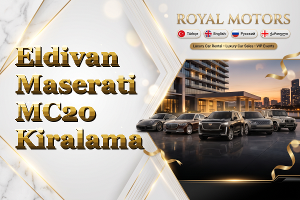 Eldivan Maserati MC20 Kiralama