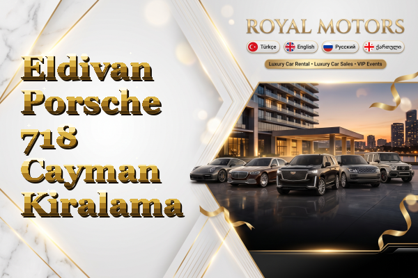 Eldivan Porsche 718 Cayman Kiralama