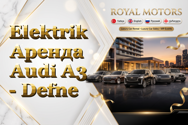 Elektrik Аренда Audi A3 - Defne