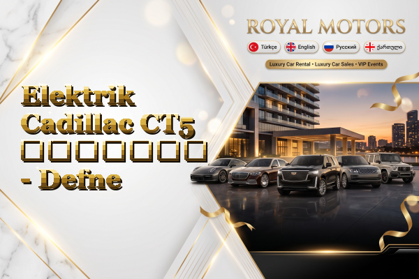 Elektrik Cadillac CT5 გაყიდვა - Defne
