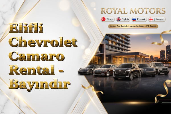 Elifli Chevrolet Camaro Rental - Bayındır