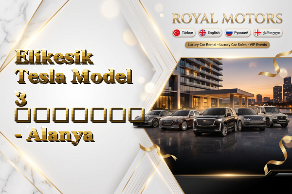 Elikesik Tesla Model 3 გაყიდვა - Alanya