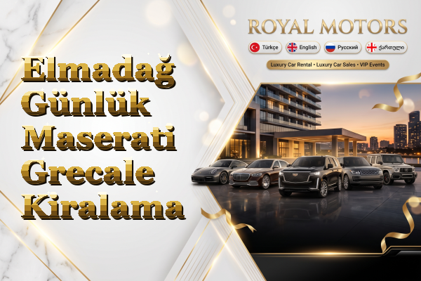 Elmadağ Günlük Maserati Grecale Kiralama