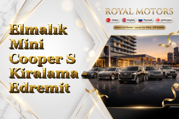 Elmalık Mini Cooper S Kiralama - Edremit