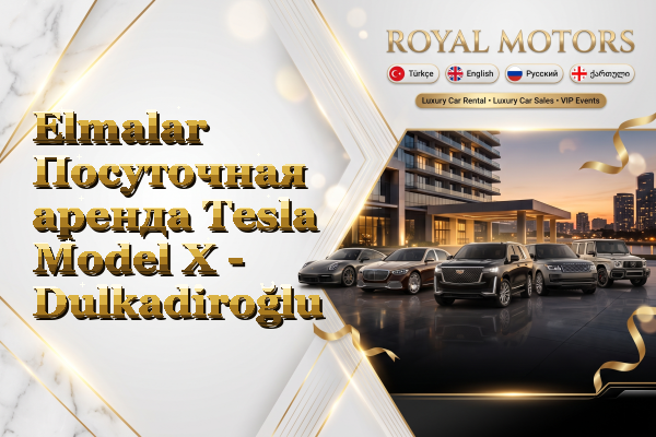 Elmalar Посуточная аренда Tesla Model X - Dulkadiroğlu