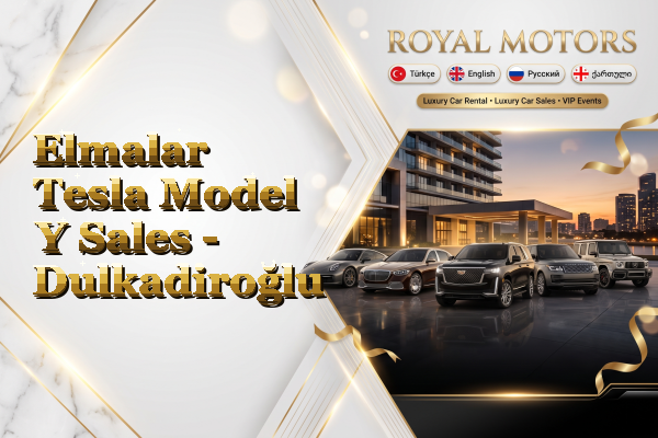 Elmalar Tesla Model Y Sales - Dulkadiroğlu