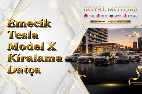 Emecik Tesla Model X Kiralama - Datça