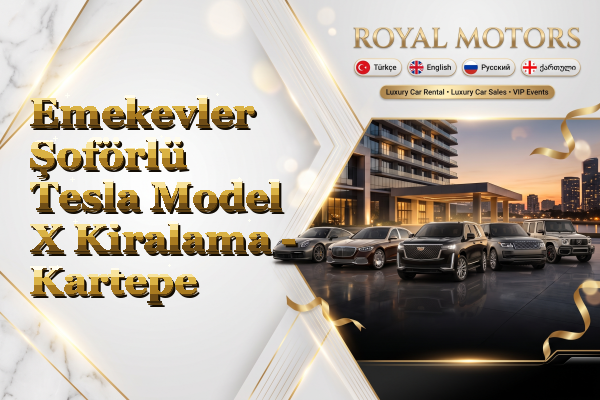 Emekevler Şoförlü Tesla Model X Kiralama - Kartepe