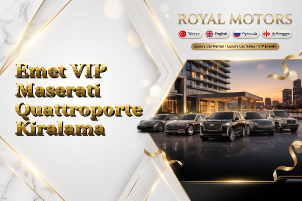 Emet VIP Maserati Quattroporte Kiralama