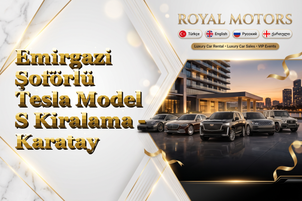 Emirgazi Şoförlü Tesla Model S Kiralama - Karatay