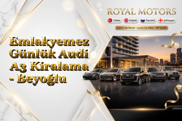 Emlakyemez Günlük Audi A3 Kiralama - Beyoğlu