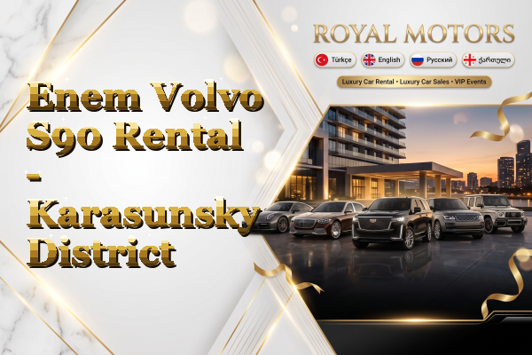 Enem Volvo S90 Rental - Karasunsky District