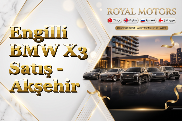 Engilli BMW X3 Satış - Akşehir