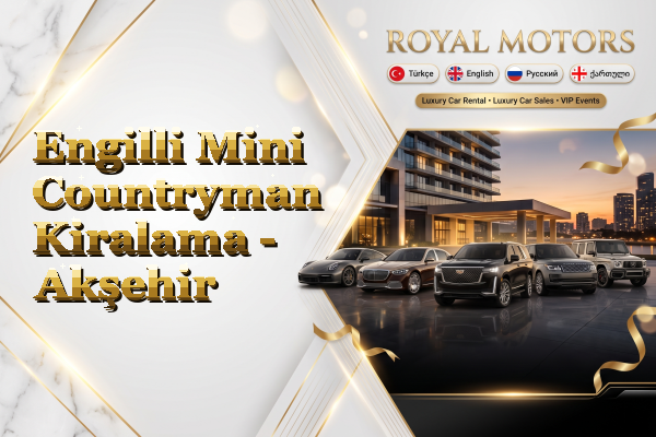 Engilli Mini Countryman Kiralama - Akşehir