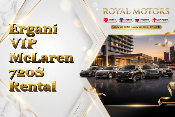 Ergani VIP McLaren 720S Rental