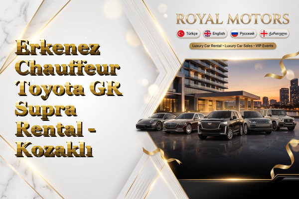 Erkenez Chauffeur Toyota GR Supra Rental - Kozaklı