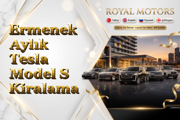 Ermenek Aylık Tesla Model S Kiralama