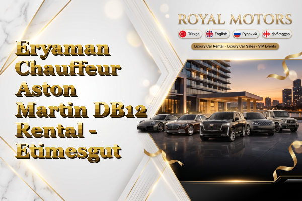 Eryaman Chauffeur Aston Martin DB12 Rental - Etimesgut