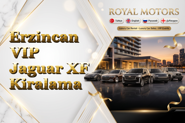 Erzincan VIP Jaguar XF Kiralama