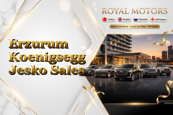 Erzurum Koenigsegg Jesko Sales