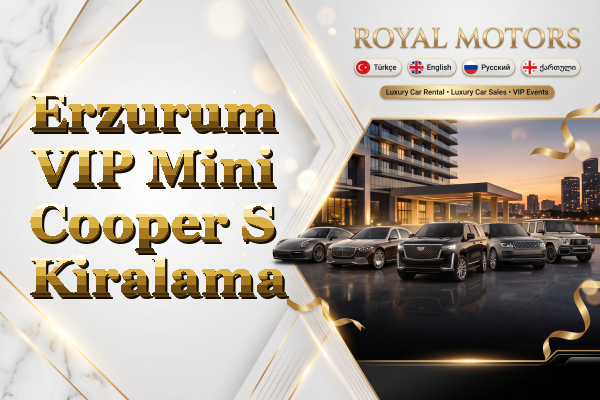 Erzurum VIP Mini Cooper S Kiralama