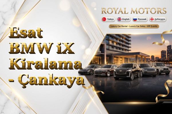 Esat BMW iX Kiralama - Çankaya