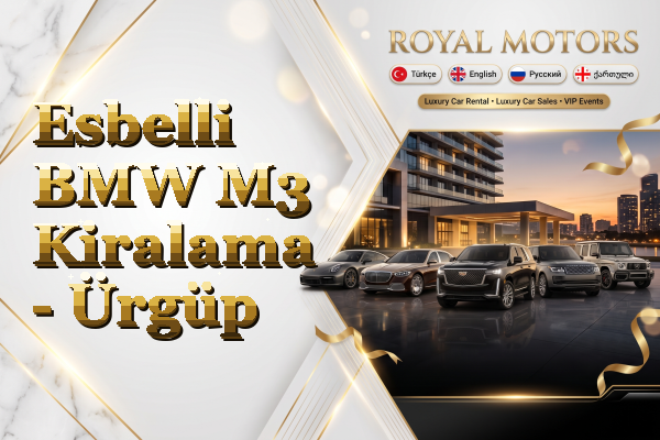 Esbelli BMW M3 Kiralama - Ürgüp