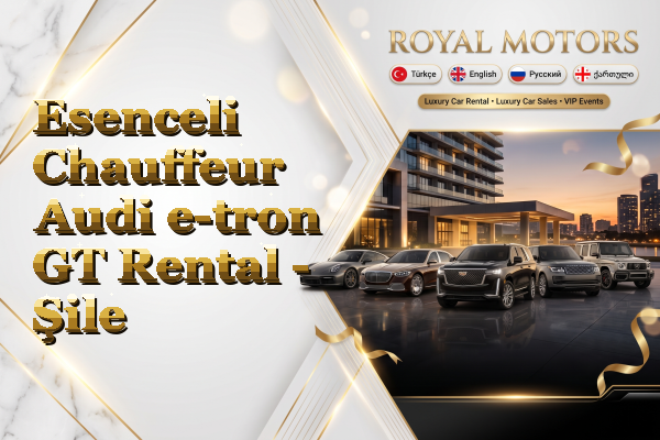 Esenceli Chauffeur Audi e-tron GT Rental - Şile