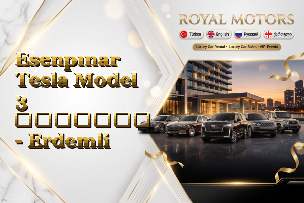 Esenpınar Tesla Model 3 გაყიდვა - Erdemli