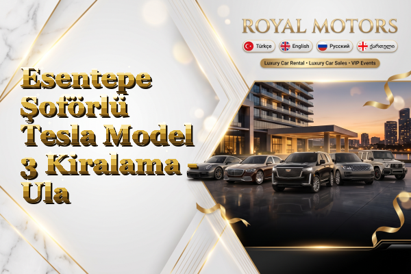 Esentepe Şoförlü Tesla Model 3 Kiralama - Ula