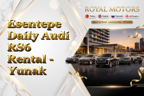 Esentepe Daily Audi RS6 Rental - Yunak