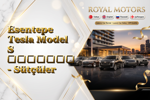Esentepe Tesla Model S გაყიდვა - Sütçüler