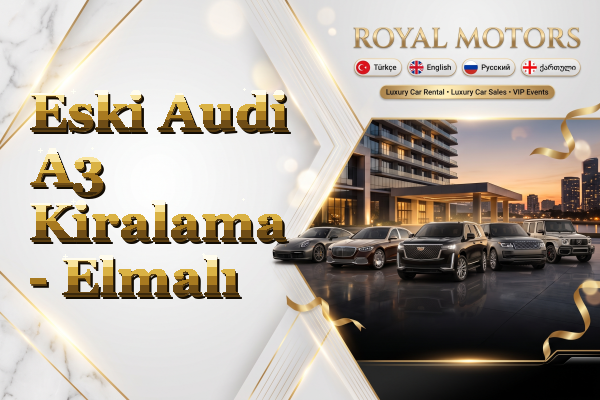 Eski Audi A3 Kiralama - Elmalı